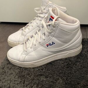 Fila high top sneakers for women.  Size 9 1/2